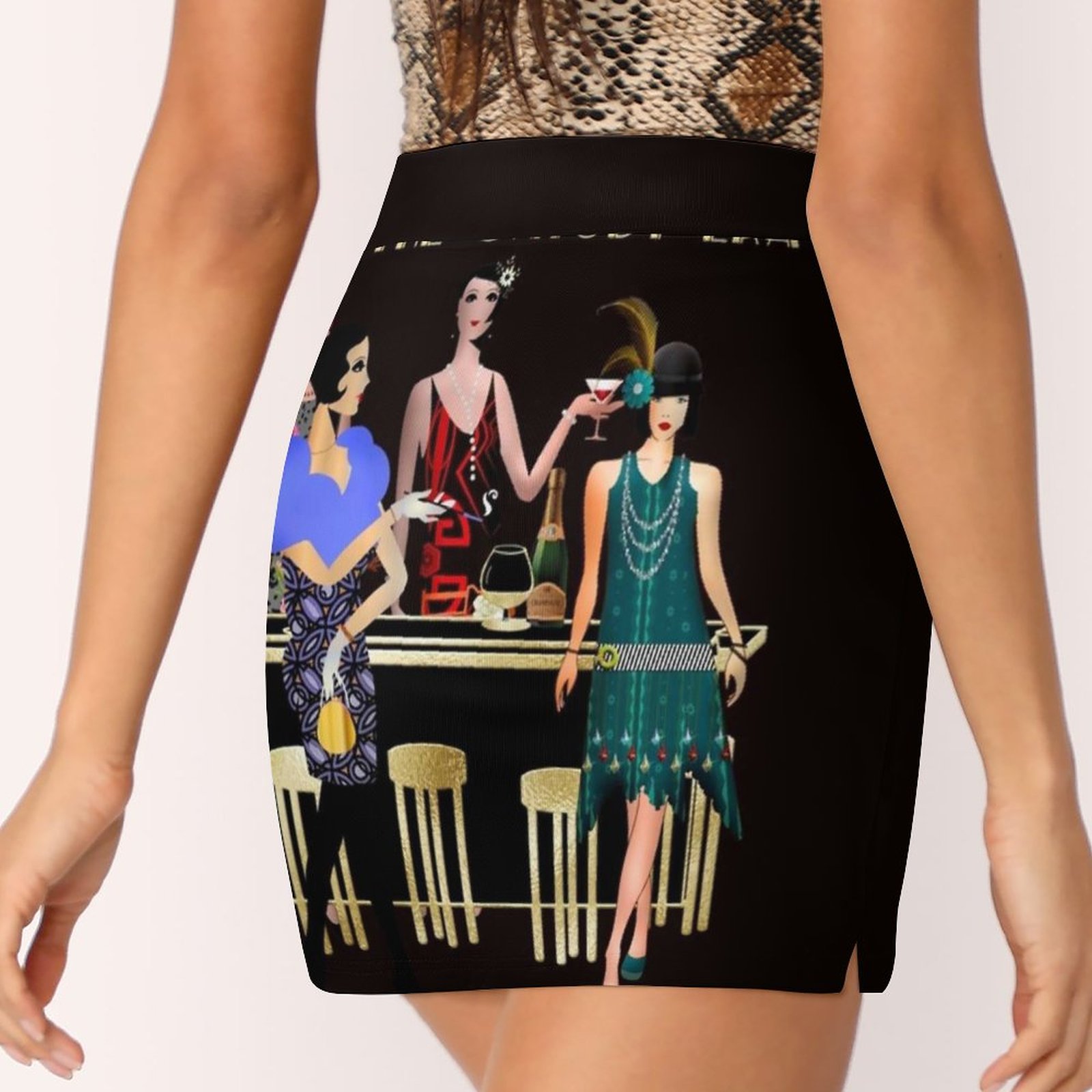 The Gatsby Era Saias Mulher Mo - Women'S Fashion Roaring 20S avaliação e preço