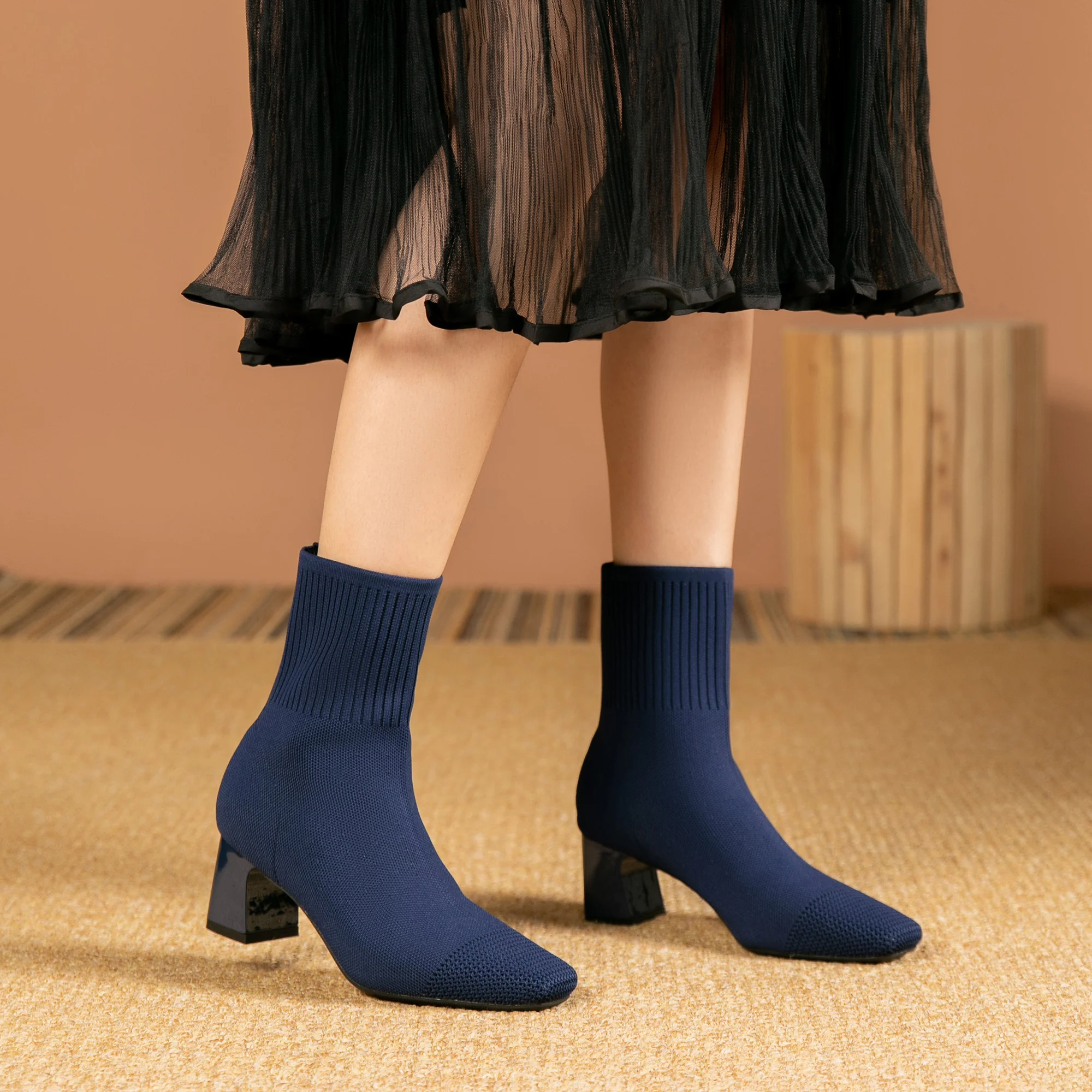 Moda outono botas quentes conf - Women'S Fashion Socks avaliação e preço