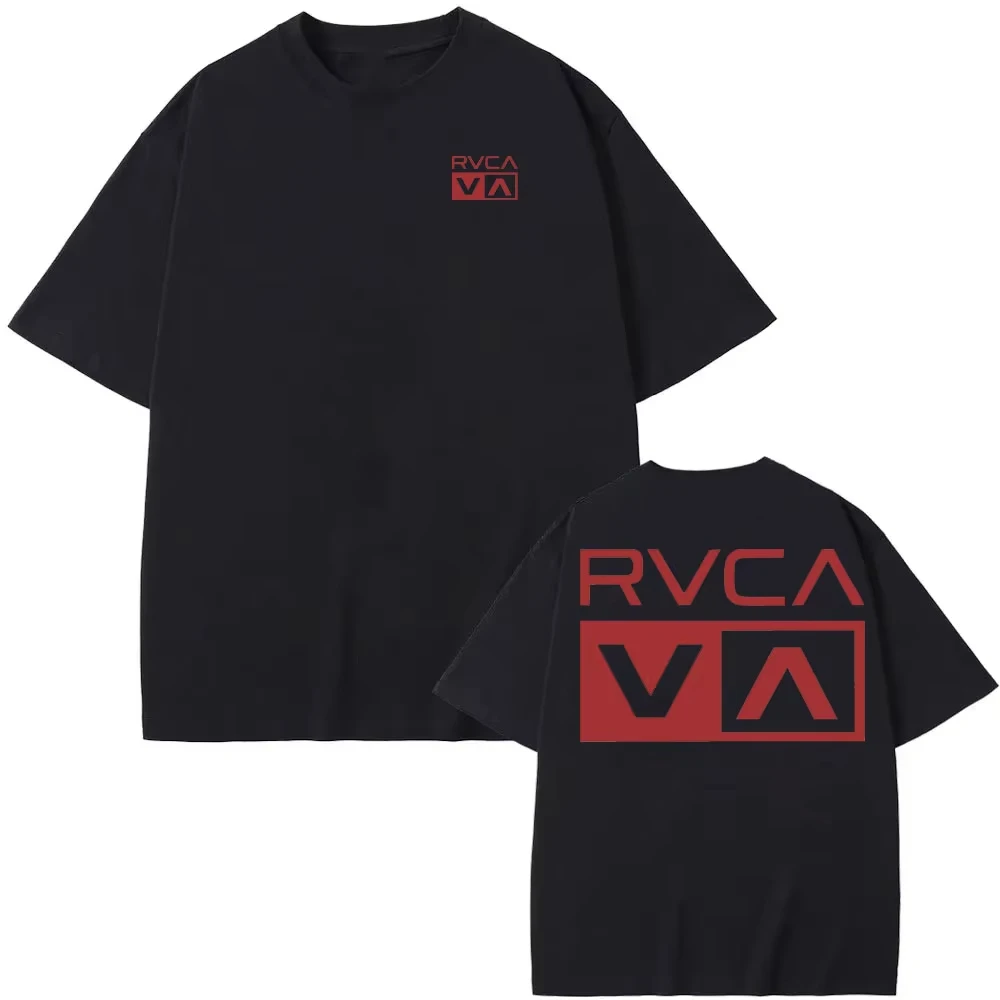 Camiseta RVCA Preta de Algodão - Women'S Fashion Designer Clothes avaliação e preço