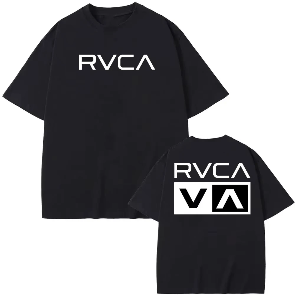 Camiseta RVCA Preta de Algodão - Women'S Fashion Designer Clothes avaliação e preço