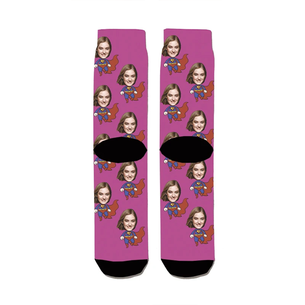 Meias personalizadas com desen - Women'S Fashion Socks avaliação e preço
