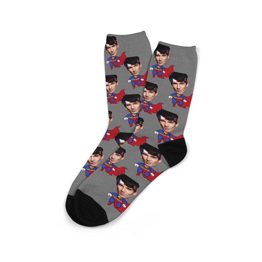 Meias personalizadas com desen - Women'S Fashion Socks avaliação e preço