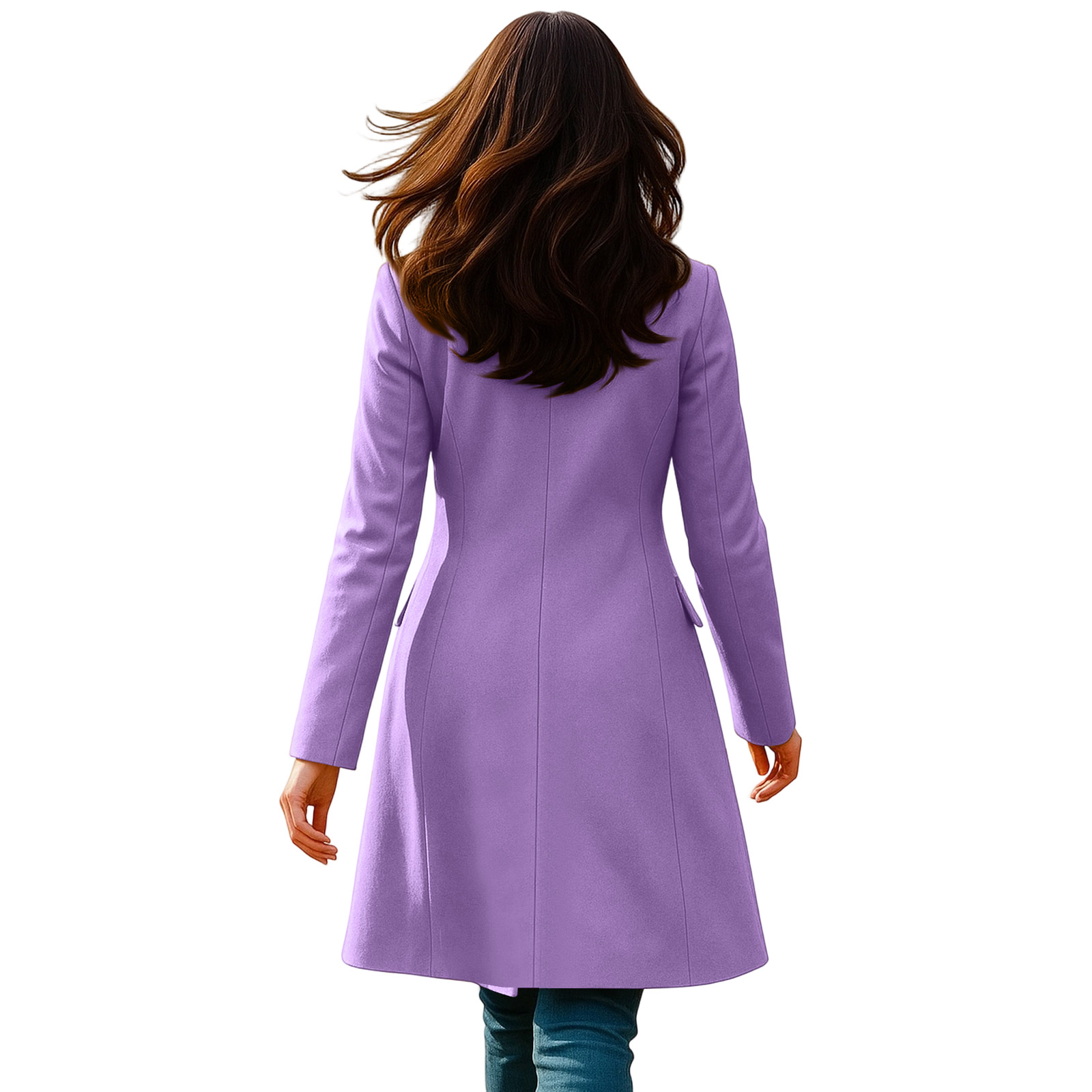Novos casacos femininos outono - Women'S Fashion Long Coat avaliação e preço
